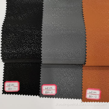 PU Leather with Bright Faillette